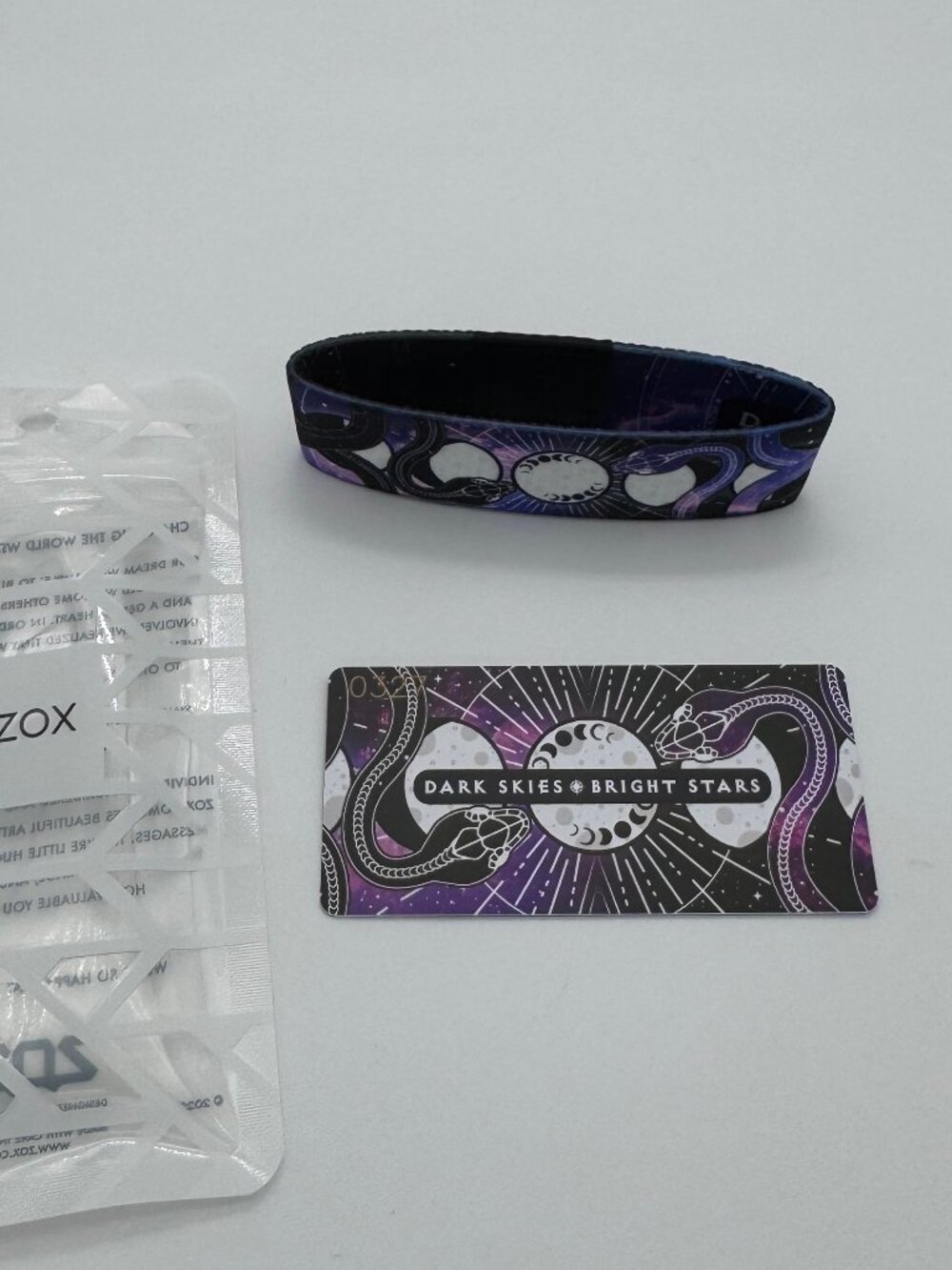 ZOX Dark Skies Bright Stars Bracelet Strap Snakes Moon Size M #0327 NEW